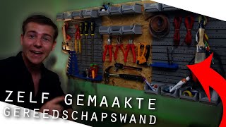 Zelf een GEREEDSCHAPSWAND maken  Van ROMMEL KAMER naar HOME STUDIO  Davey Raaijmakers [upl. by Kriste59]