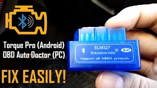 How to easily Read and Clear Car Fault Codes and Problems  ELM327 OBD 2  On Board Diagnosis [upl. by Nekciv975]