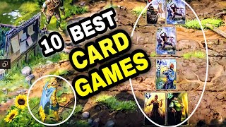 Top 10 Best CARD GAMES for Android amp iOS  Best 10 CARD GAMES OFFLINE amp ONLINE for Mobile [upl. by Ynnohj]