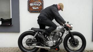 Yamaha Sr 500 quotDumpyquot motorsworkeu [upl. by Eelesor]