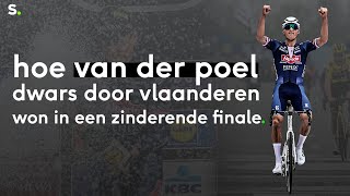 Zo won Mathieu van der Poel Dwars Door Vlaanderen 2022 [upl. by Ialohcin765]