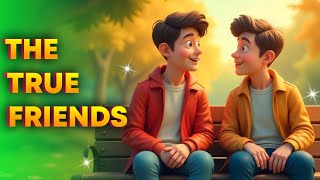 The story of true friends  English story to learn  English story with subtitles  Learn english [upl. by Anirbas]