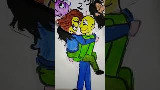 baldi basics choose the right face puzzle gamebaldi baldisbasics art baldiback trending viral [upl. by Lareena711]