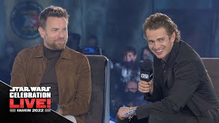 Ewan McGregor and Hayden Christensen Take The Stage At SWCA 2022  Star Wars Celebration Live [upl. by Valentine168]