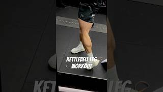 How to KETTLEBELL leg workout 🦵 [upl. by Adnical]