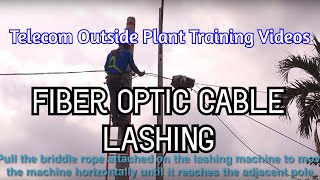 Fiber Optic Cable Lashing [upl. by Nielson]