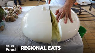 How 20 Cheeses Are Made Around The World  Regional Eats  Insider Food Marathon [upl. by Lladnek]