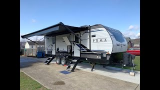 2021 Palomino Puma 26FKDS Travel Trailer WalkAround Video [upl. by Ydolem]