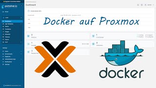 Docker auf Proxmox installieren und mit Portainer verwalten  Homelab [upl. by Ahsieat]