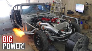 GM made a better engine than the LS And its an Inline 6  Twin Turbo Vortec 4200 Datsun Dyno [upl. by Lyred]