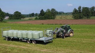 RAMASSAGE DE L’ENRUBANAGE🚜🌾 [upl. by Rosette]