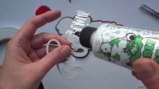 Christmas cake topper assembly video [upl. by Alliuqat725]