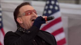 U2  Pride  City Of Blinding Lights Live Obama Concert Washington HD  High Quality [upl. by Odraude]