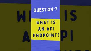 Api testing interview questions shortsvideo shortvideo api apitestingtutorial [upl. by Ahsimek]