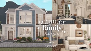 roblox l bloxburg  summer family home 501K  eloiral [upl. by Blumenfeld]