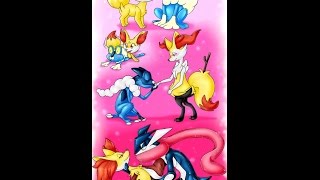 Delphox Evo line X Greninja Evo line Bad Romance [upl. by Sahcnip510]