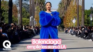 A Los Angeles Cardi B Nicole Kidman et Kim Kardashian pour le défilé Balenciaga de lannée [upl. by Oinotla]