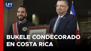 Presidente Nayib Bukele participa en cena de Estado con mandatario costarricense [upl. by Dnomyad]