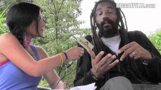 Interview Prezident Brown  Reggae Jam 862011 [upl. by Yrelav511]