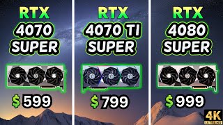 RTX 4070 SUPER vs 4070 Ti SUPER vs 4080 SUPER  Nvidia Lied Again 😡😡😡😠😠 [upl. by Ahsinert]