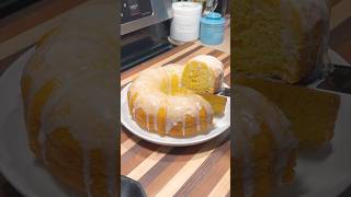 Easy Lemon Bundt Cake Recipe shorts 🍋 [upl. by Remos]