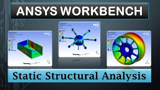 ANSYS Tutorials  Static Structural Analysis  15 [upl. by Atsirak]