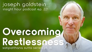 Overcoming Restlessness Joseph Goldsteins Satipatthana Sutta Series Pt 18 – Insight Hour Ep 221 [upl. by Marcellus198]