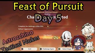 Feast of Pursuit Day 5 Steadfast  Arlecchino  Mona Tactical Nukes Genshin Impact [upl. by Jinny]