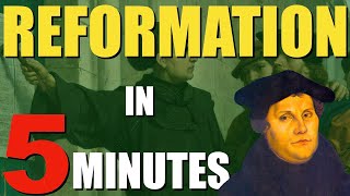 The REFORMATION in 5 MINUTES What you NEED TO KNOW FAST [upl. by Cline862]