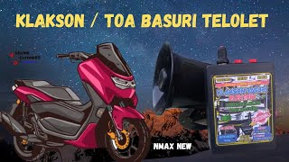 Pasang Klakson  Toa Basuri Telolet Di Motor Nmax New [upl. by Tyrus593]