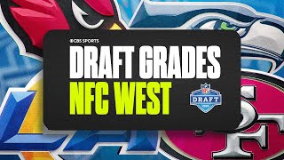 2024 NFL Team Draft Grades For NFC WEST Division I CBS Sports [upl. by Fabiolas]