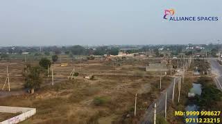 HUDA Plots Faridabad  Sector 78  Drone View  Plots 100500 Sq yards [upl. by Lucie]