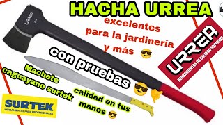 HACHA URREA parati herramientas tools viralvideo tips rewiew nuevo prueba jardin axe fy [upl. by Oine]