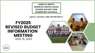 Revised Elementary Budget Informational Meeting  41524 LIVE [upl. by Cesare]