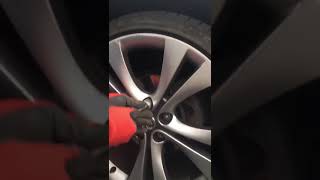 INSIGNIA  How to remove locking wheel nuts with NO key  OpelVauxhall Insignia [upl. by Damle16]