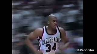 Corliss Williamson quotThe Big Nastyquot Arkansas Basketball 19921995 Highlights [upl. by Athalia679]