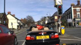 Driving Along Main Street Church Street amp Red Lane Frodsham Cheshire 2nd April 2011 [upl. by Gavrila708]