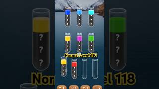 Water Sort  Challenges Normal  Level 118 [upl. by Eniliuqcaj938]