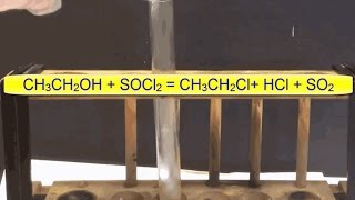 Alcohols Advanced 8 Reacting Ethanol amp Thionyl Chloride [upl. by Nosredna94]