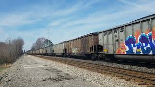 Second NS Coal loads at Burkeville VA 03202019 [upl. by Fania96]