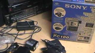 Sony DCRPC100 MiniDV Handycam quotMint in the boxquot [upl. by Navanod]