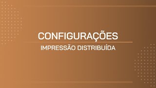 TUTORIAL  IMPRESSÃO DISTRIBUIDA [upl. by Brenan]