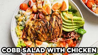 Epic Cobb Salad with Blackened Chicken [upl. by Faunia]