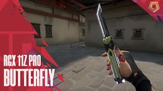 NEW RGX Pro 11Z Firefly knife all variants and animations VALORANT [upl. by Llerod702]