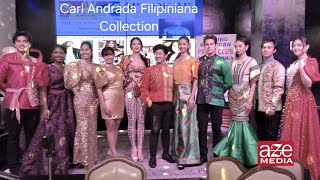 CARL ANDRADA Filipiniana Collection 100624 filipinofashion carmelodesigns azemedia [upl. by Arayt237]