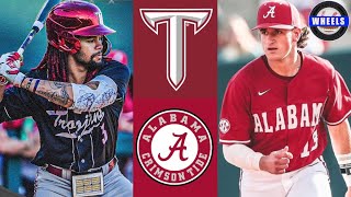 Troy vs 15 Alabama Highlights  2024 College Baseball Highlights [upl. by Ruthe]