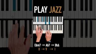 🎵JAZZ Short 39☕️ Two versions of the II  V  I cadence hitpiano jazz jazzcadence [upl. by Adnaluy]