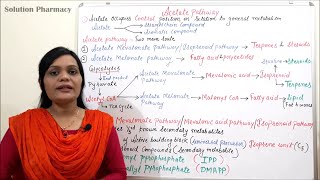 Class 04  Acetate Pathway Part 01  Introduction to Acetate Mevalonate and Malonate Pathway [upl. by Aseram227]