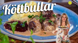 Köttbullar  die besten schwedischen HackfleischKlöschen  Felicitas Then [upl. by Ahsieyt]