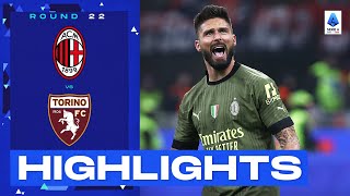 MilanTorino 10  Giroud gives Milan longawaited win Goals amp Highlights  Serie A 202223 [upl. by Peacock]